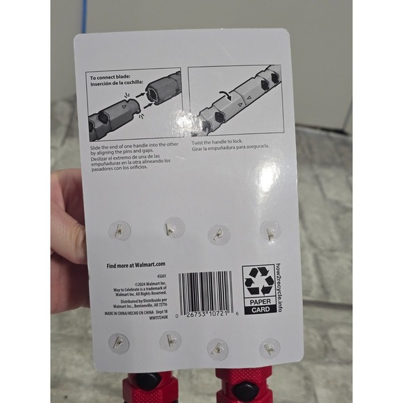 Way to Celebrate! Halloween Ninja Double Daggers Toy With Connectable‎ Handles - Picture 4 of 6